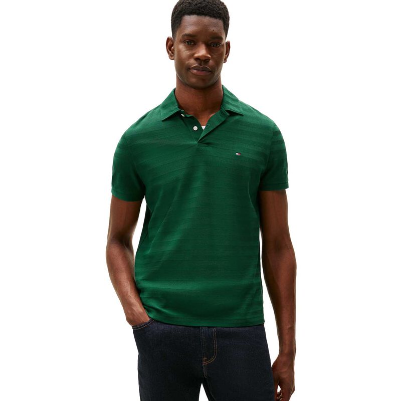 Tommy Hilfiger Herringbone Jacquard Polo Shirt image number 0